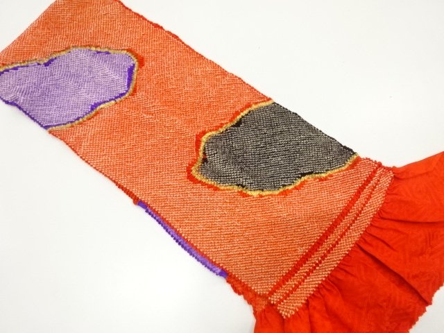 JAPANESE KIMONO / OBIAGE FOR FURISODE / SHIBORI / SILK
