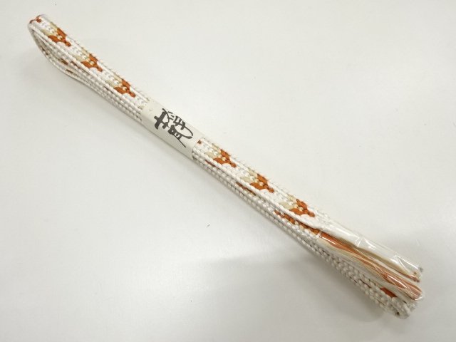 JAPANESE KIMONO / UNUSED HAND-TIED OBIJIME