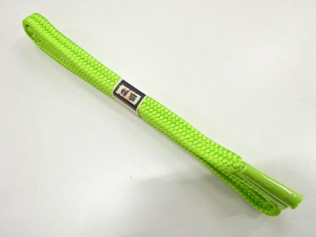 JAPANESE KIMONO / UNUSED HAND-TIED OBIJIME