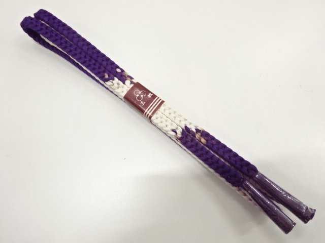 JAPANESE KIMONO / UNUSED HAND-TIED OBIJIME