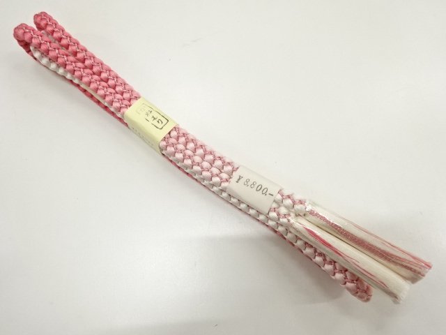 JAPANESE KIMONO / UNUSED HAND-TIED OBIJIME