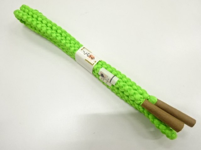 JAPANESE KIMONO / UNUSED HAND-TIED OBIJIME
