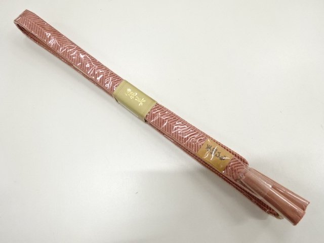 JAPANESE KIMONO / UNUSED HAND-TIED OBIJIME