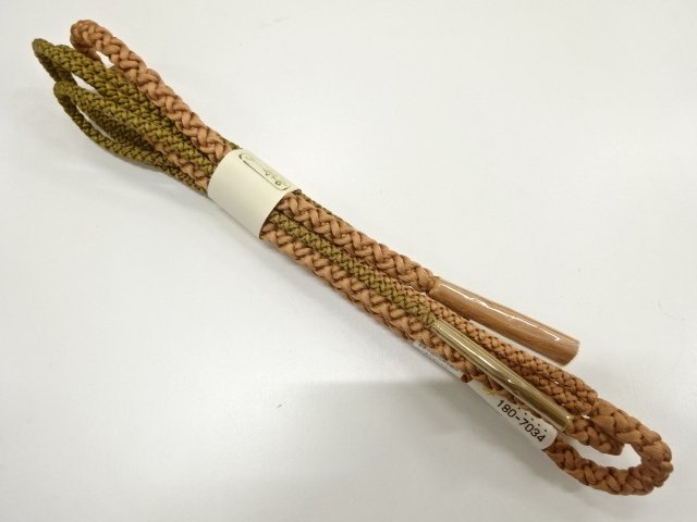 JAPANESE KIMONO / UNUSED HAND-TIED OBIJIME