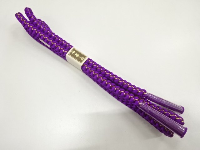 JAPANESE KIMONO / UNUSED HAND-TIED OBIJIME