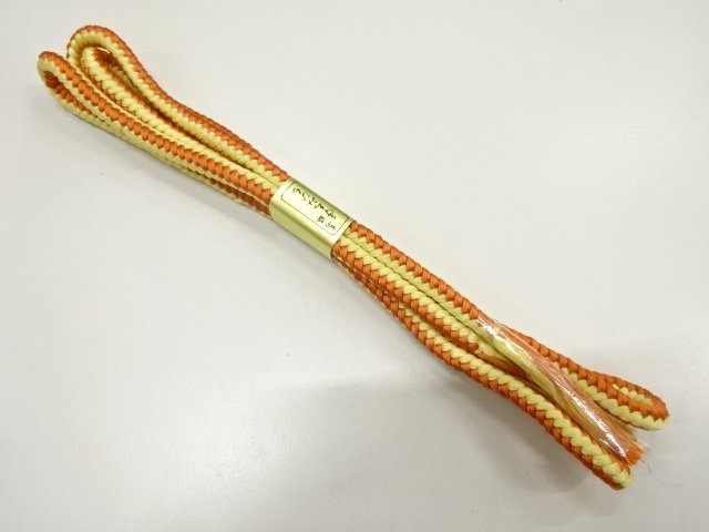 JAPANESE KIMONO / UNUSED HAND-TIED OBIJIME