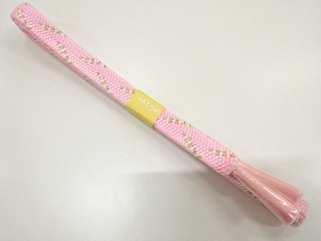 JAPANESE KIMONO / UNUSED HAND-TIED OBIJIME
