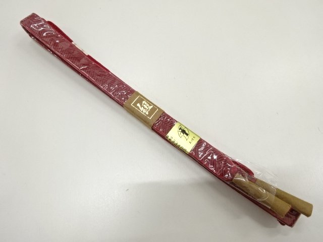 JAPANESE KIMONO / UNUSED HAND-TIED OBIJIME