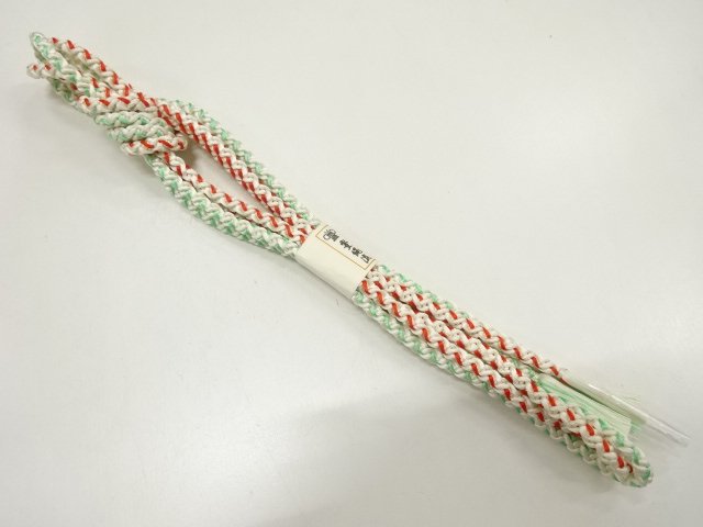 未使用品　正絹　手組帯締め