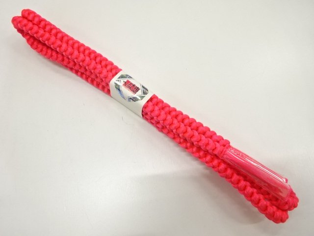 未使用品　正絹　手組帯締め