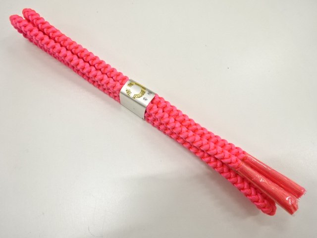 未使用品　正絹　手組帯締め