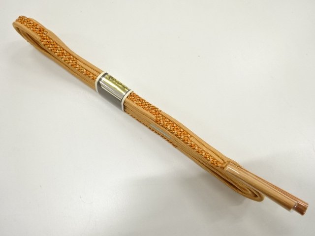 JAPANESE KIMONO / UNUSED HAND-TIED OBIJIME