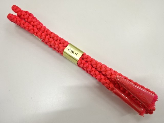 未使用品　正絹　手組帯締め