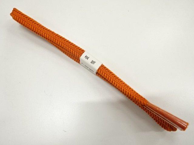 未使用品　正絹　手組帯締め