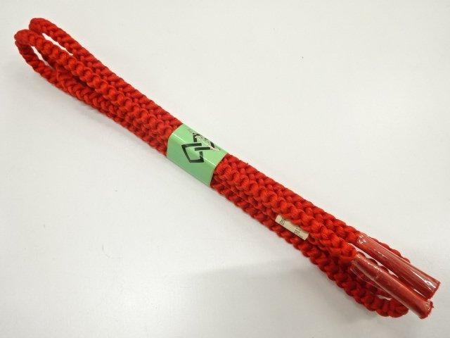 未使用品　正絹　手組帯締め