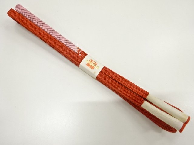 未使用品　正絹　手組帯締め
