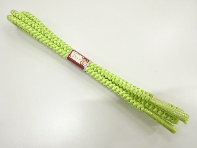 未使用品　正絹　手組帯締め