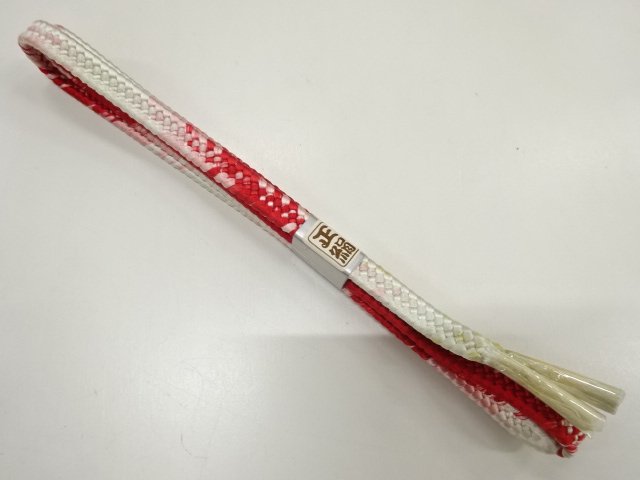 未使用品　正絹　手組帯締め