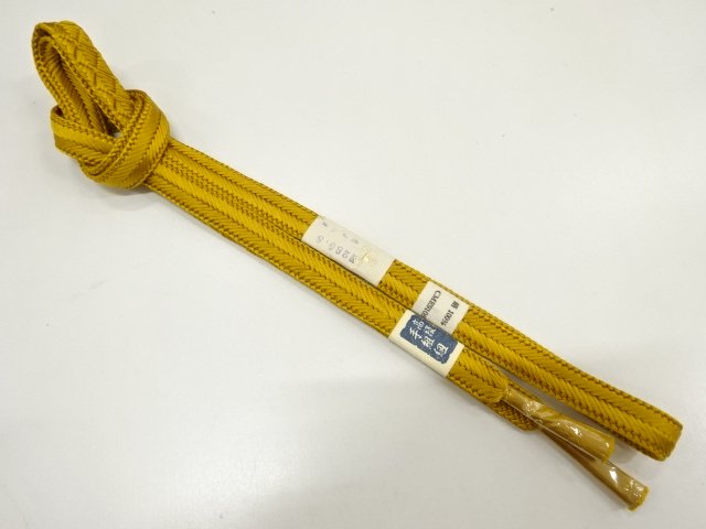 JAPANESE KIMONO / UNUSED HAND-TIED OBIJIME