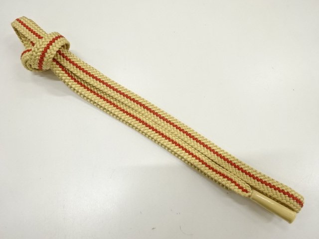 JAPANESE KIMONO / UNUSED HAND-TIED OBIJIME
