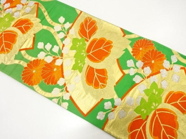 JAPANESE KIMONO / ANTIQUE TACHINUKI · PAULOWNIA PATTERN WOVEN THE BASE