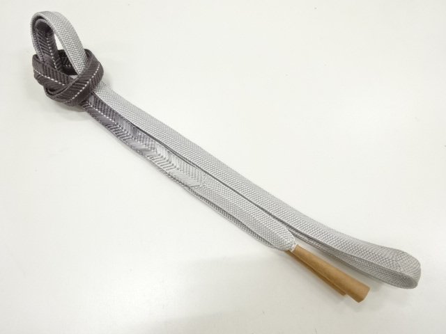 JAPANESE KIMONO / UNUSED HAND-TIED OBIJIME