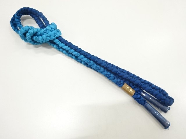 JAPANESE KIMONO / UNUSED HAND-TIED OBIJIME