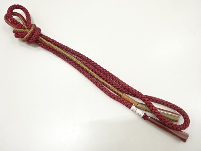JAPANESE KIMONO / UNUSED HAND-TIED OBIJIME