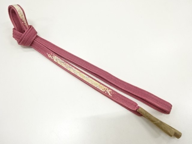 JAPANESE KIMONO / UNUSED HAND-TIED OBIJIME