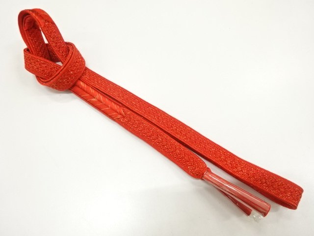 JAPANESE KIMONO / UNUSED HAND-TIED OBIJIME