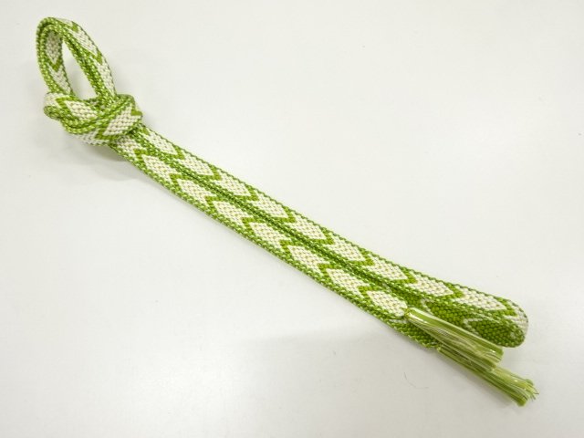 未使用品　正絹　手組帯締め