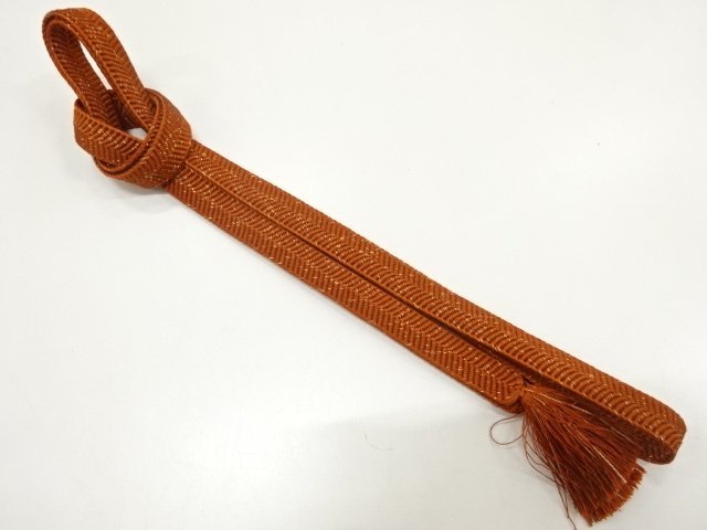 JAPANESE KIMONO / HAND-TIED OBIJIME