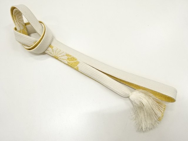 JAPANESE KIMONO / HAND-TIED OBIJIME