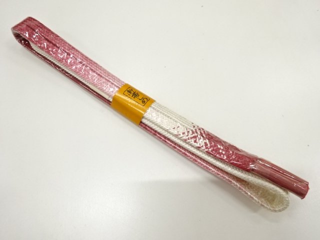 JAPANESE KIMONO / UNUSED HAND-TIED OBIJIME