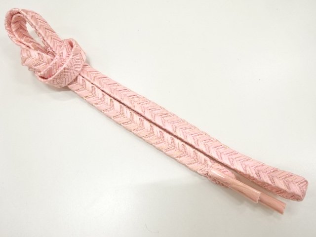 JAPANESE KIMONO / UNUSED HAND-TIED OBIJIME