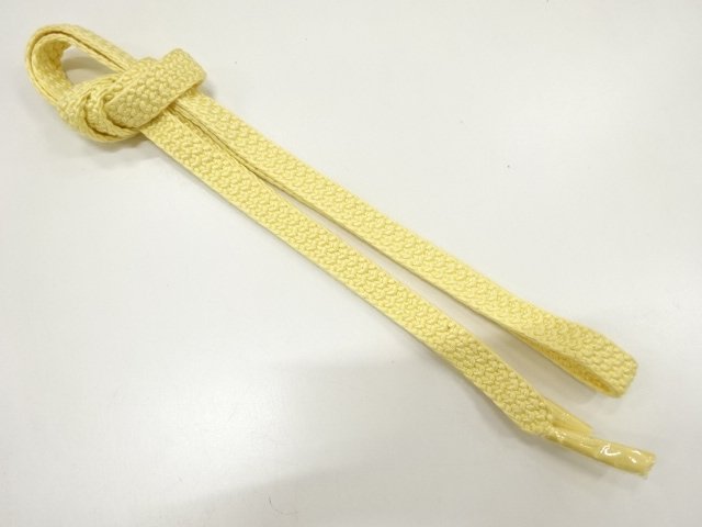 JAPANESE KIMONO / UNUSED HAND-TIED OBIJIME