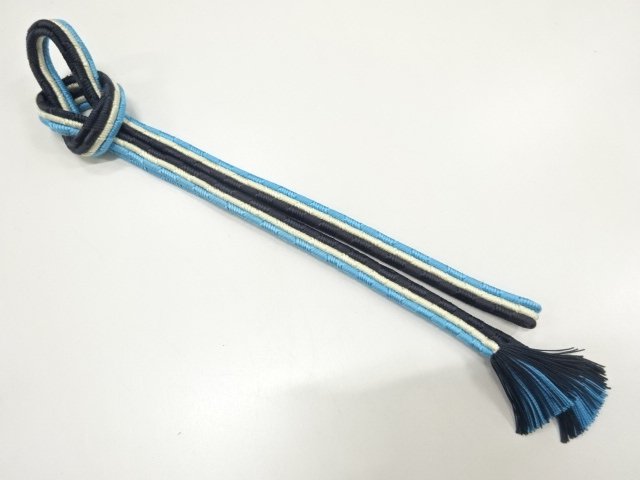 JAPANESE KIMONO / TWISTED TASSEL HAND-TIED OBIJIME