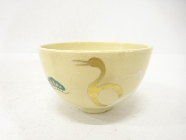 JAPANESE COLLECTIBLE / KYOTO-YAKI / IZUMIYAMA-STYLE / GOLD / COLOR PAI