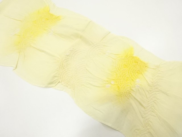 正絹　絞り　夏用帯揚げ