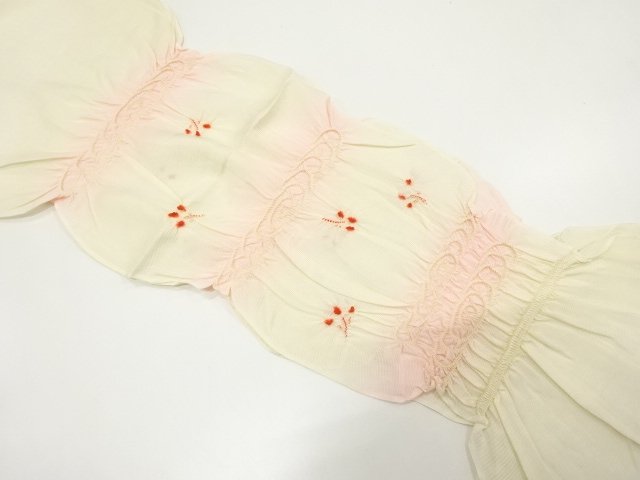 正絹　絞り　夏用帯揚げ