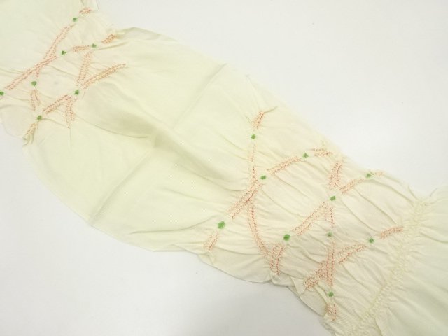 正絹　絞り　夏用帯揚げ