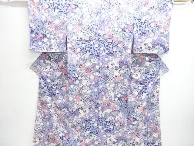 未使用品　辻ヶ花模様小紋着物