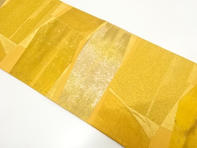 JAPANESE KIMONO / FUKURO OBI / WOVEN ABSTRACT PATTERN