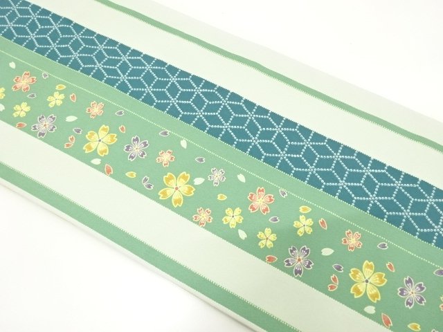 JAPANESE FUKURO OBI / SAKURA & ASANOHA