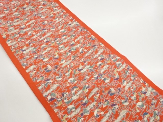 JAPANESE KIMONO / NAGOYA OBI / RIVERSIDE & MANDARIN DUCK 