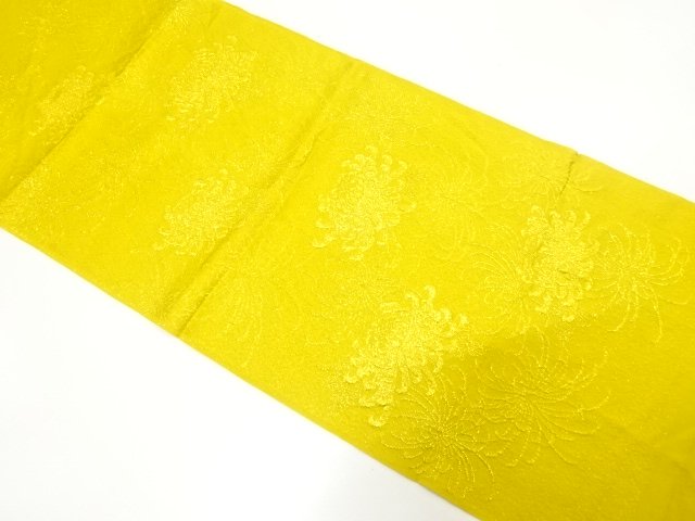 JAPANESE KIMONO / ITEM UNUSED TANGO CHIRIMEN GOLD THREAD OBIAGE