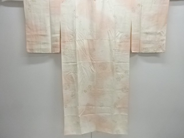 未使用品　枝花模様長襦袢