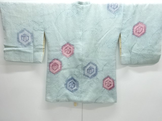 アンティーク　本総絞り　亀甲模様絵羽道行コート