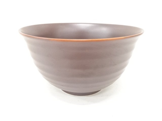 鉄釉　茶碗