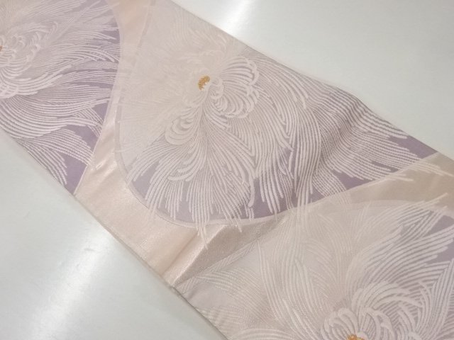 乱菊模様織り出し袋帯